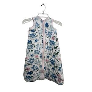 Burt’s Bees Baby Floral Beekeeper Sleep Sack Wearable Blanket Size 6-12M